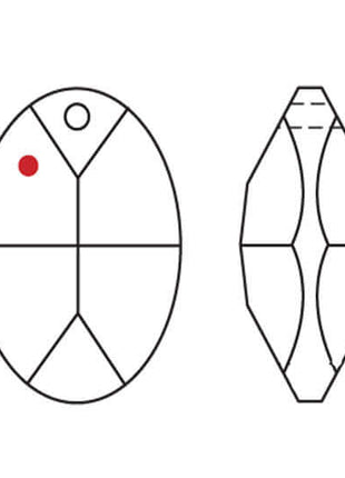 Strass logo location Oval Prism