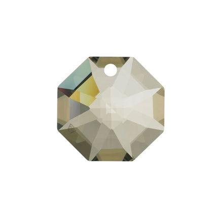 Swarovski Strass Crystal 14mm Golden Teak Octagon Lily Prism One Hole