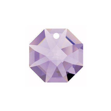 Swarovski Strass Crystal 14mm Lilac Octagon Lily Prism One Hole