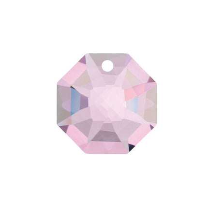 Swarovski Strass Crystal 14mm Rosaline Octagon Lily Prism One Hole