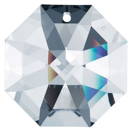 Swarovski Strass Crystal 40mm Clear Octagon Lily Prism One Hole