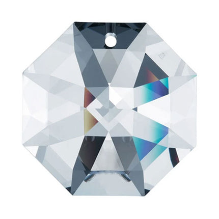 Swarovski Strass Crystal 28mm Clear Octagon Lily Prism One Hole