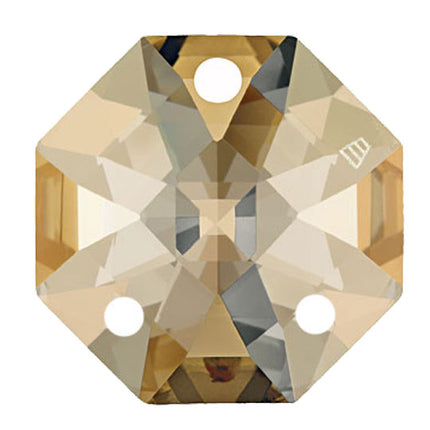 Swarovski Strass Crystal 3 Holes 16mm Golden Shadow Octagon Lily Prism
