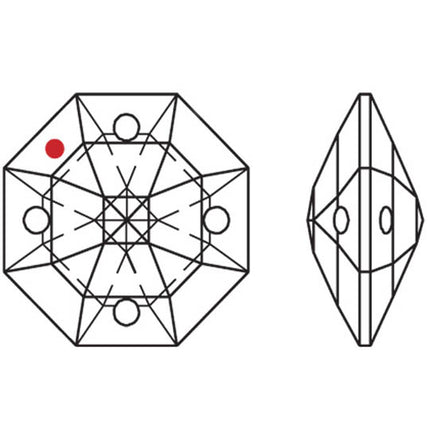Strass Logo Location Octagon Lily Prism
