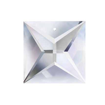 Swarovski Strass Crystal 14mm Clear Square Prism One Hole