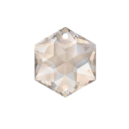 Swarovski Strass crystal 14mm Silk Hexagon Star prism with One Hole