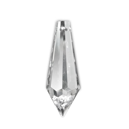 Swarovski Spectra crystal 38mm (1.5 in.) Clear Faceted Drop prism
