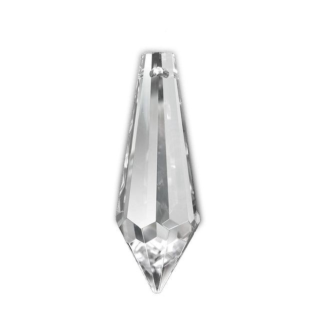 Swarovski Spectra crystal 63mm (2.5 in.) Clear Faceted Drop prism