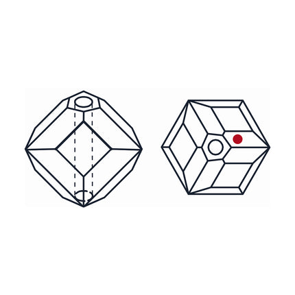 Strass logo location Cube Bead Prism