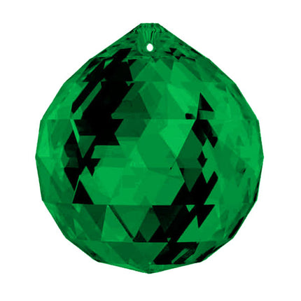 Swarovski Strass Crystal 30mm Emerald (Green) Faceted Ball prism
