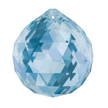 Swarovski Strass Crystal 30mm Medium Sapphire Faceted Ball prism