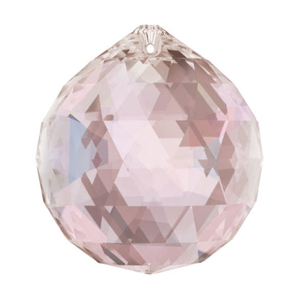 Swarovski Strass Crystal 30mm Rosaline (Pink) Faceted Ball prism
