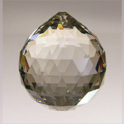 Swarovski Strass Crystal 30mm Silver Shade Faceted Ball Prism