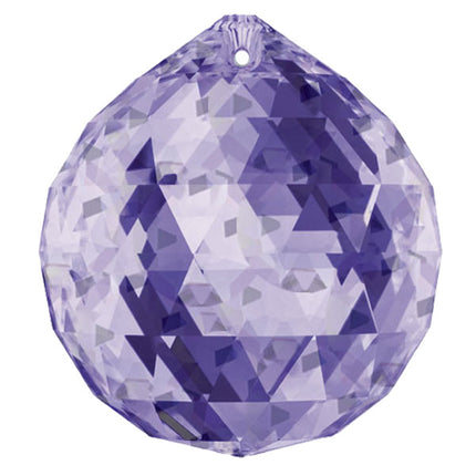 Swarovski Strass Crystal 40mm Blue Violet Faceted Ball prism