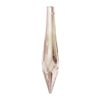 Swarovski Strass crystal 38mm (1.5-inch) Rosaline (Pink) Golden Teak U-Drop prism
