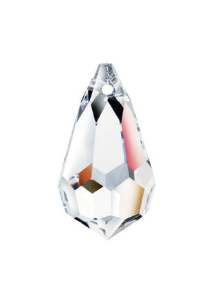Swarovski Strass Crystal Clear Faceted Prism Tear Drop 