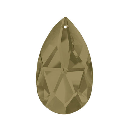 Almond Crystal 2 inches Satin Prism with One Hole on Top