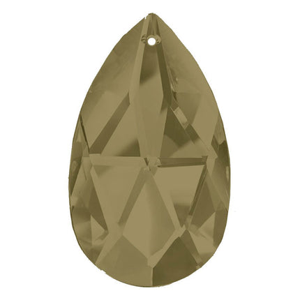 Almond Crystal 3.5 inches Satin Prism with One Hole on Top