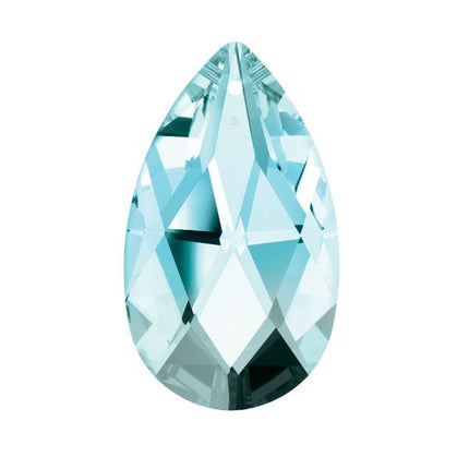 Swarovski Strass crystal 38mm Antique Green Almond prism 