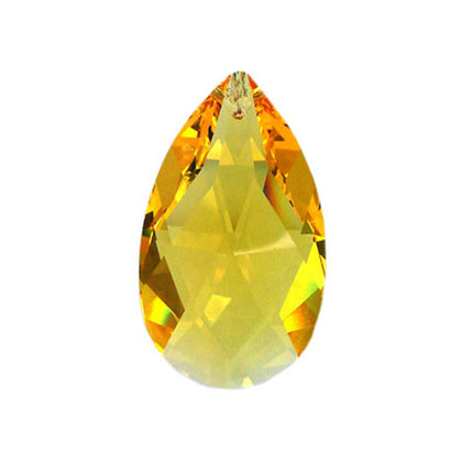 Swarovski Strass crystal 38mm Light Topaz Almond prism 