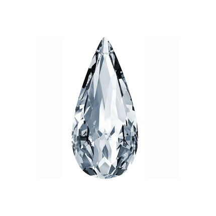 Swarovski Strass Crystal 2 inches Clear Radiant Pear Shape Prism
