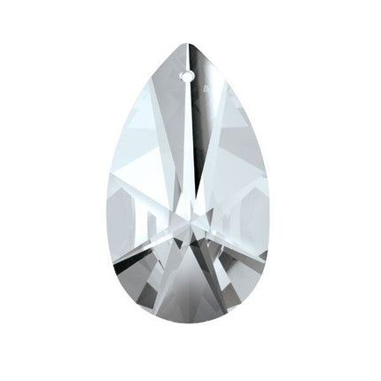 Swarovski Strass crystal 63mm (2.5 in.) Silver Shade Almond prism