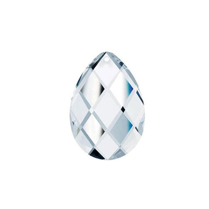 Classic Almond Crystal 2 inches Clear Prism with One Hole on Top