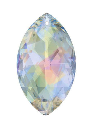 Swarovski Strass crystal 38mm AB Oval Pear Shape prism 
