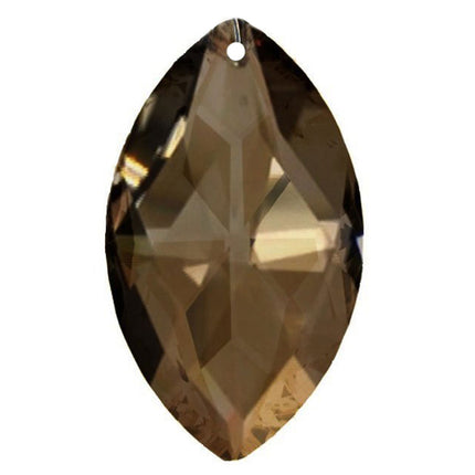 Swarovski Strass Crystal 2 inches Golden Teak Oval Prism