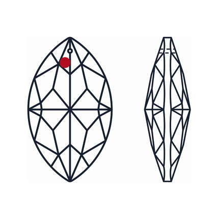 Strass Logo location Oval Pear Shape Prism