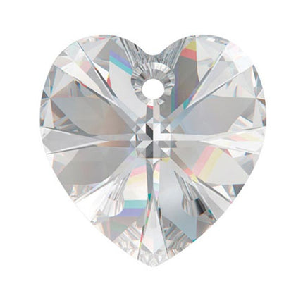 Crystal Heart Swarovski Crystal 6228-40mm Clear Heart Pendant Prism