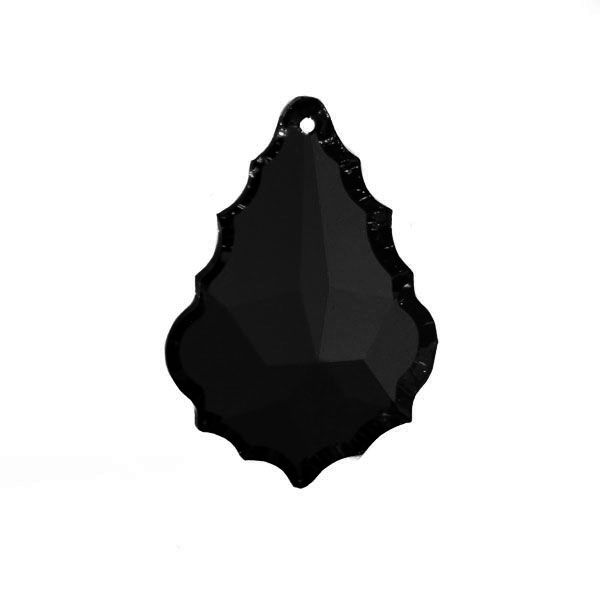 Swarovski Strass crystal Jet Black French Pendeloque prism