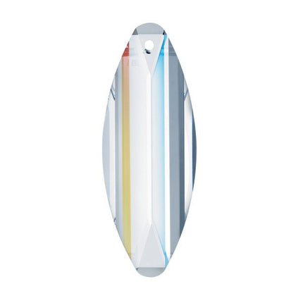 Swarovski Strass Crystal Clear Surf Prism with One Hole | CrystalPlace