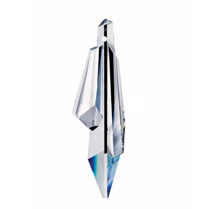 Swarovski Strass Crystal Clear and Jet Black Glacial Drop Prism