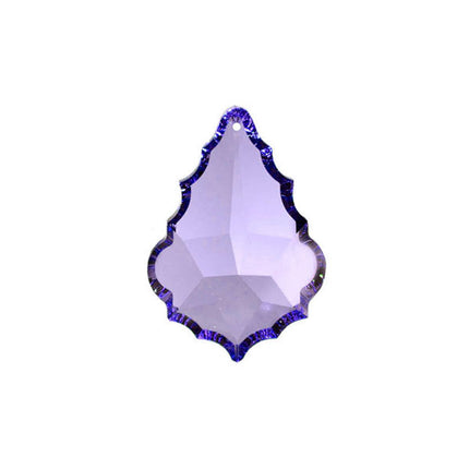 Pendeloque Crystal 1.5 inches Violet Prism with One Hole on Top