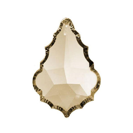 Pendeloque Crystal 2 inches Honey Prism with One Hole on Top