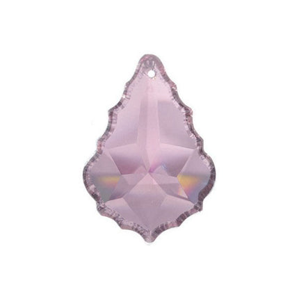 Pendaloque Crystal 2 inches Pink Prism with One Hole on Top