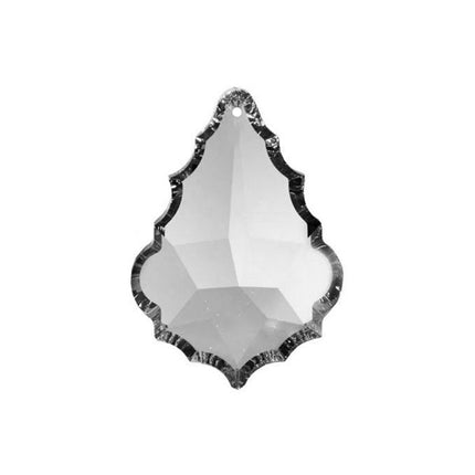 Pendaloque Crystal 2 inches Silver Prism with One Hole on Top