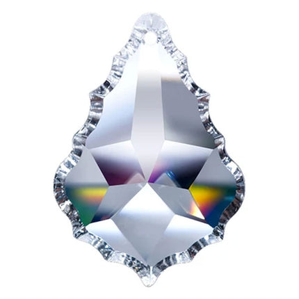 Pendeloque Crystal 4.5 inches Clear Prism with One Hole on Top