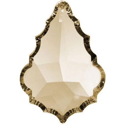 Pendeloque Crystal 5 inches Honey Prism with One Hole on Top