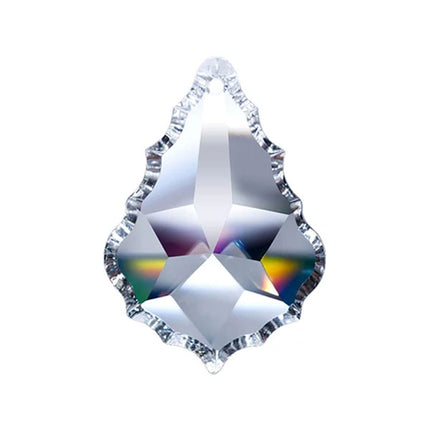 Pendeloque Crystal 3 inches Clear Prism with One Hole on Top