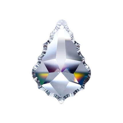 Pendeloque Crystal 2.5 inches Clear Prism with One Hole on Top