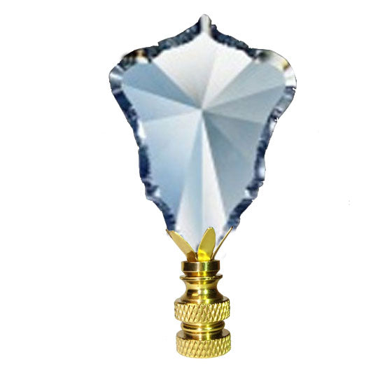 Lamp Shade Finial Clear Pendant Prism Magnificent Crystal