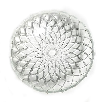 Crystal Bobeche 10 inches Clear with 26mm Center Hole, 20 Pins