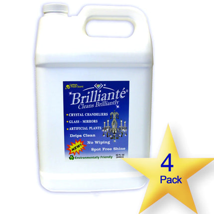 Brilliante Crystal Cleaner Gallon Refill 4 pack
