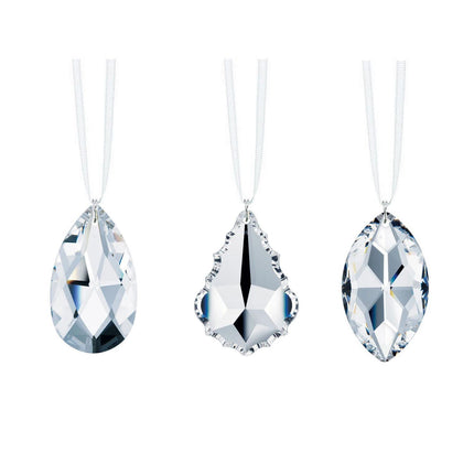 Swarovski Prism Hanging Crystal Pendant Set 1.5-in (3 Pieces)
