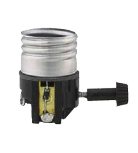 On-Off Medium Socket with Turn-Knob