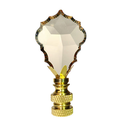 Lamp Shade Finial Honey Pendant Prism Magnificent Crystal