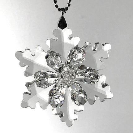 Crystal Ornament Clear Snowflake Suncatcher, Rainbow Maker, Magnificent Crystals