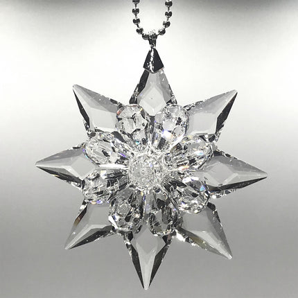Crystal Ornament Clear Crystal Star, Suncatcher, Rainbow Maker, Magnificent Crystal
